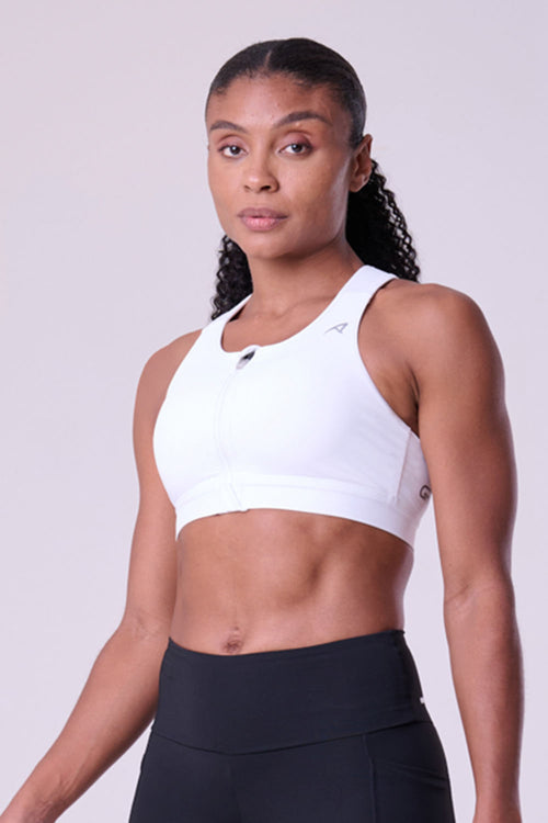 GRIT BOSSA AJUSTABLE 1 POCKET RACERBACK W/ ZIPPER SPORTS BRA