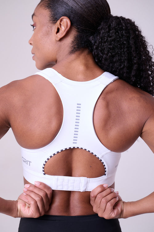 GRIT BOSSA AJUSTABLE 1 POCKET RACERBACK W/ ZIPPER SPORTS BRA