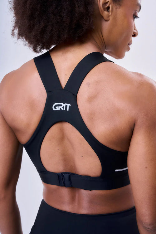 GRIT BOSSA AJUSTABLE RACERBACK WITH 1 POCKET SPORTS BRA Brasil Run Club