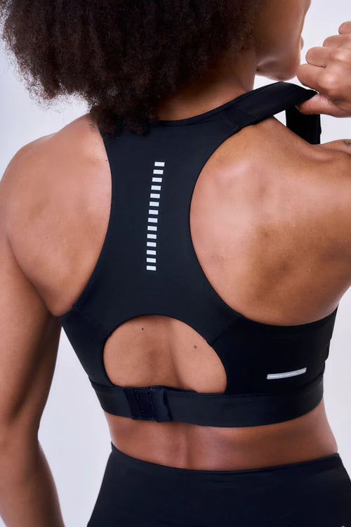 GRIT BOSSA ADJUSTABLE 1 POCKET RACERBACK SPORTS BRA Brasil Run Club